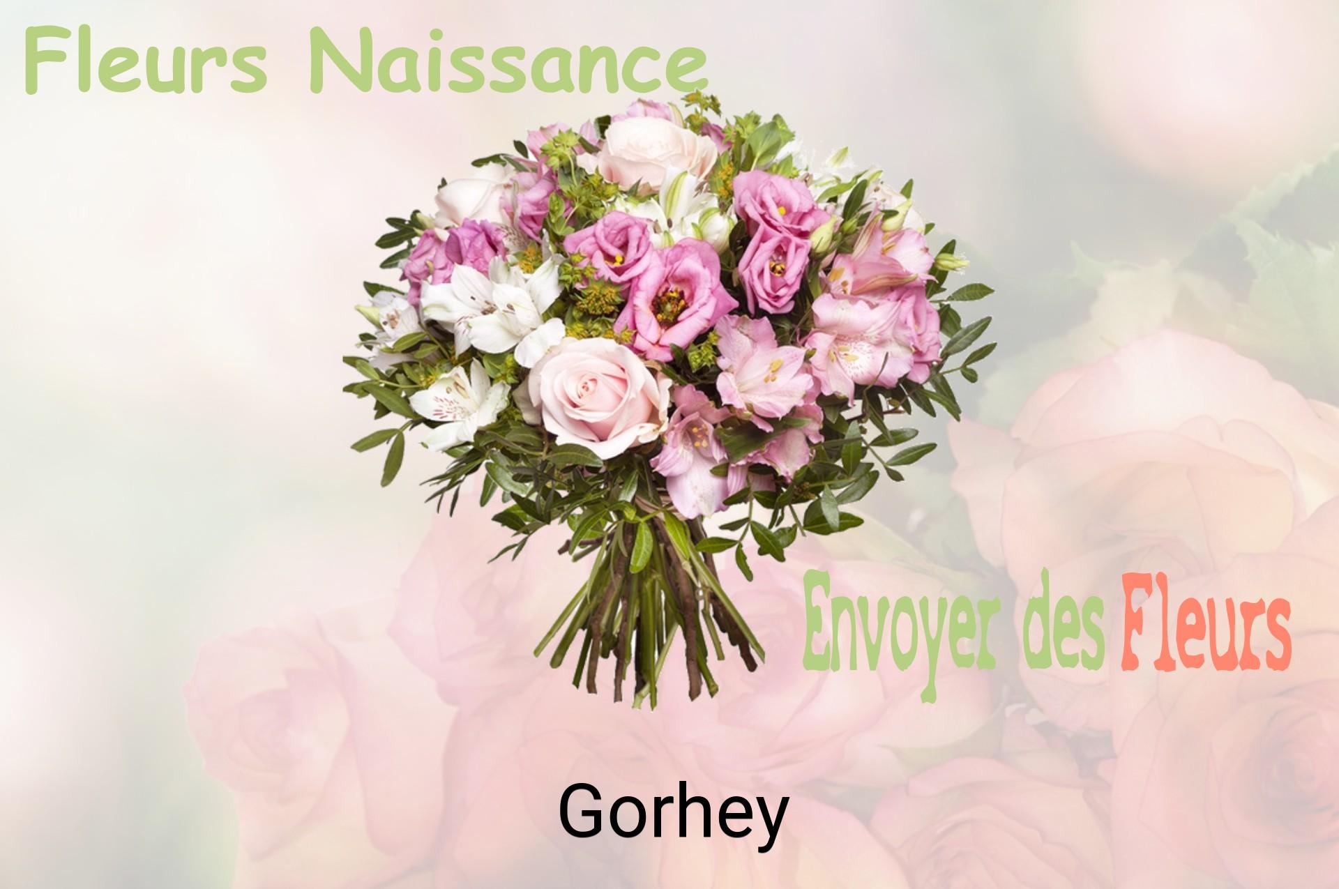 Bouquet de fleurs de naissance livré à Gorhey